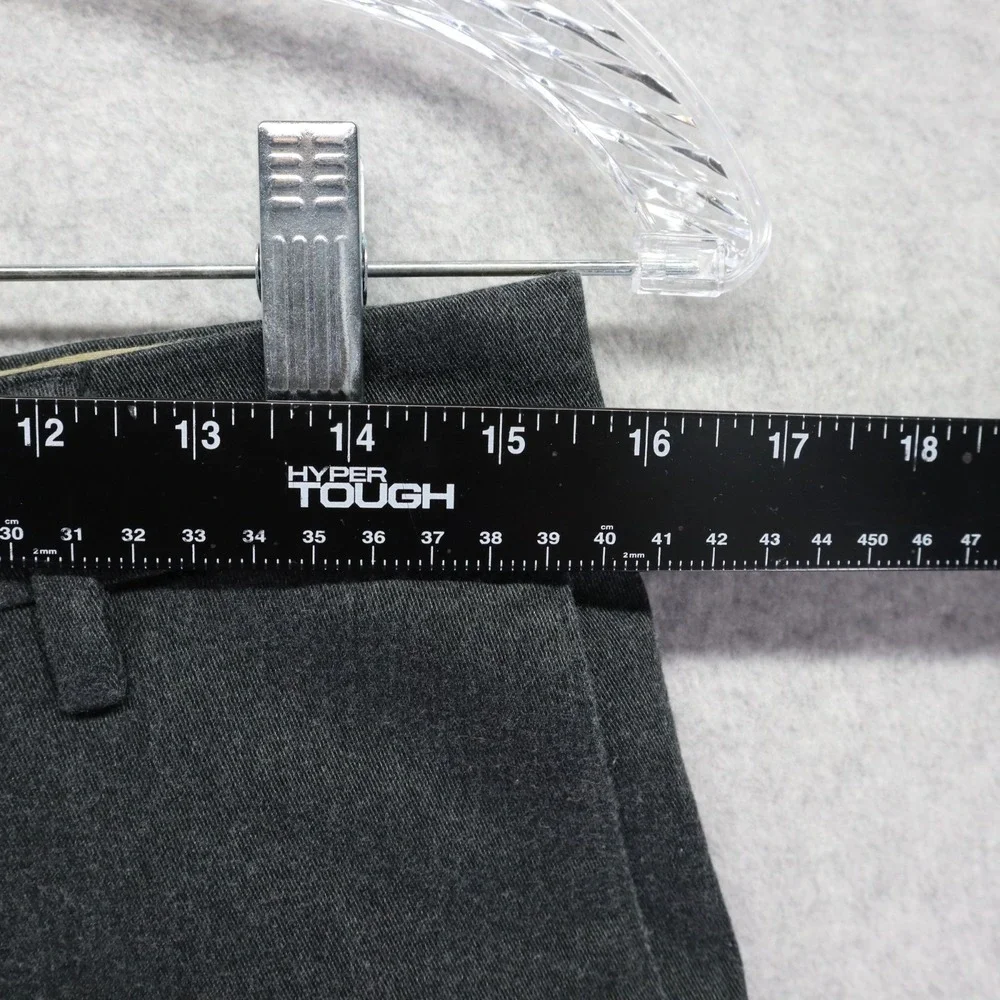 Dockers Pants Mens 30x32 Slim Fit Signature Khaki Flex‎ Comfort Flat Front Gray
